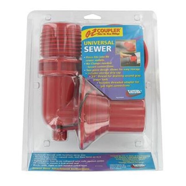 Valterra LLC F023305VP Ez Coupler Sewer Hose Connector; Red V46-F023305VP - main